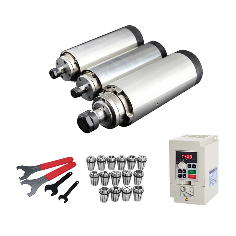 2.2Kw ER20 Air Cooled CNC Spindle Motor 24000RPM High Speed Milling Motor With VFD Wholesale for CNC Router Engraving Machine