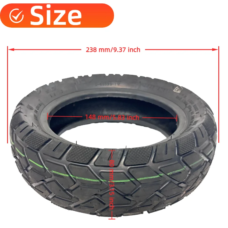KAABO 10 Inch All Terrain Tire for Mantis 10/X King GT Wolf Warrior X/X GT Wolf 10 Original 10X3.00-6 Tyre With Tube