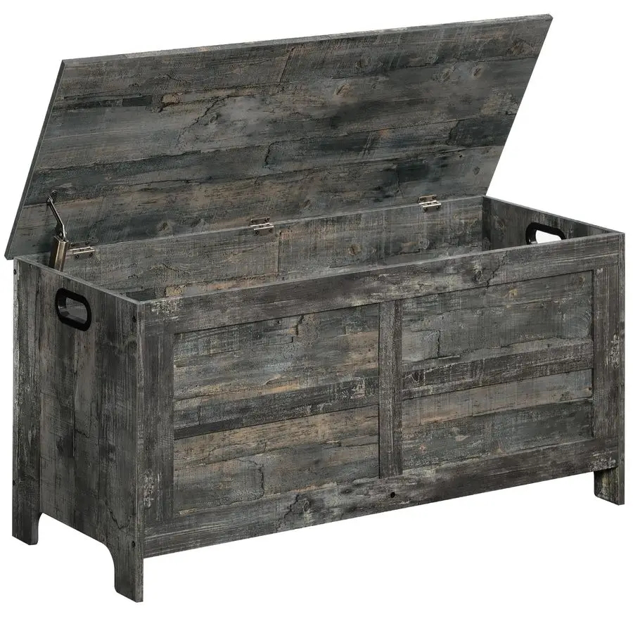 

Chest, 39.4 Large Toy Chest, Entryway Storage Trunk, Storage Bench with Safety Hinge, Entrance Bench for Living Room, Entrance,