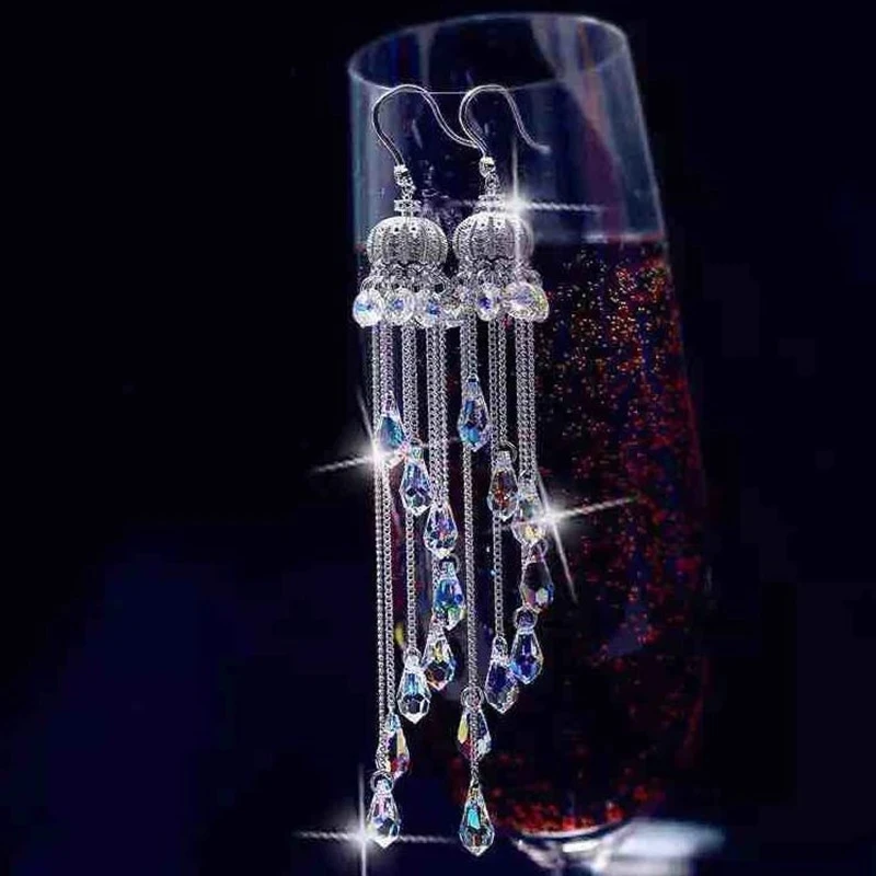 Juya Handmade Tassels Accessories Luxury Decorative Copper Crown Bead Cap Connectors For DIY Women Pearls Tassels Jewelry Making