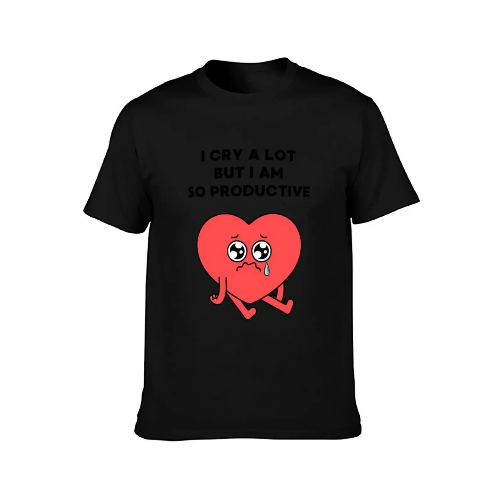 I cry a lot but i am so productive - Do it with a broken heart Tortured Poets Department T-Shirt blanks designer t shirt men