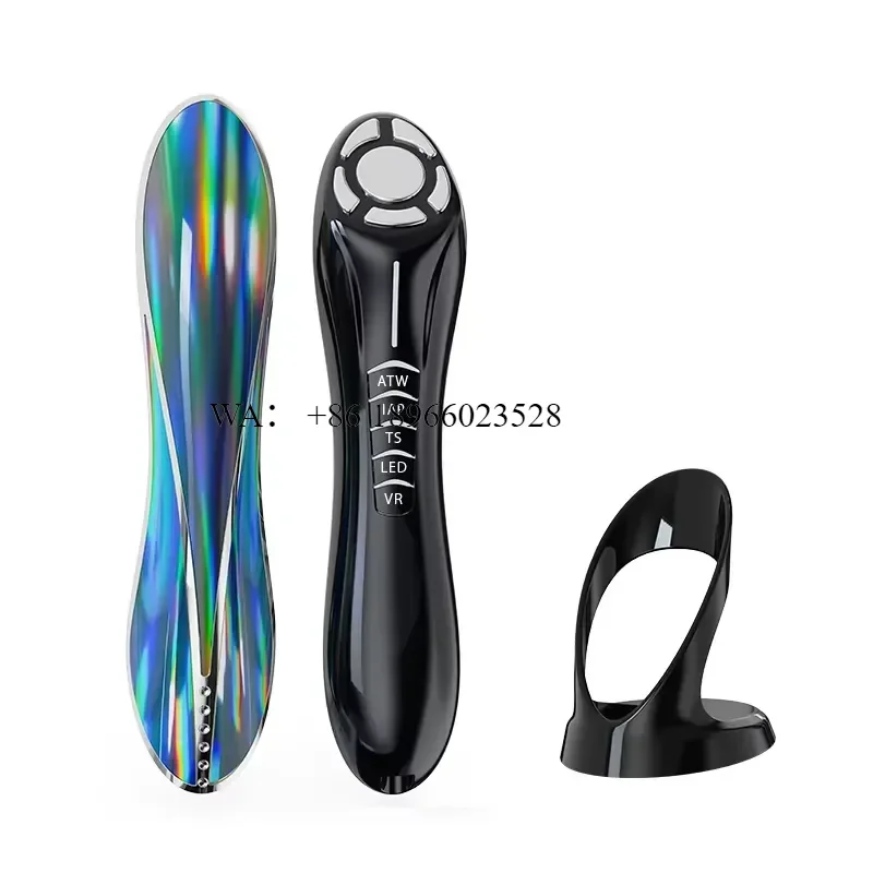 WMWMNU Micro Current Vibration Beauty Device Fairy Wand Red Blue Light Introducer High Frequency Intelligent Eye Face