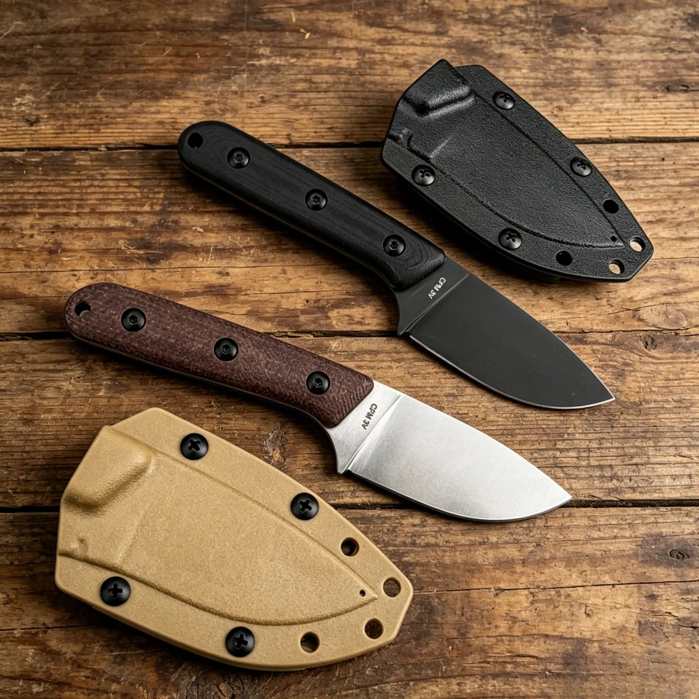 Camping Cooking Knife With Sheath - Cuchillo Recto Portátil Ligero para Ciclismo