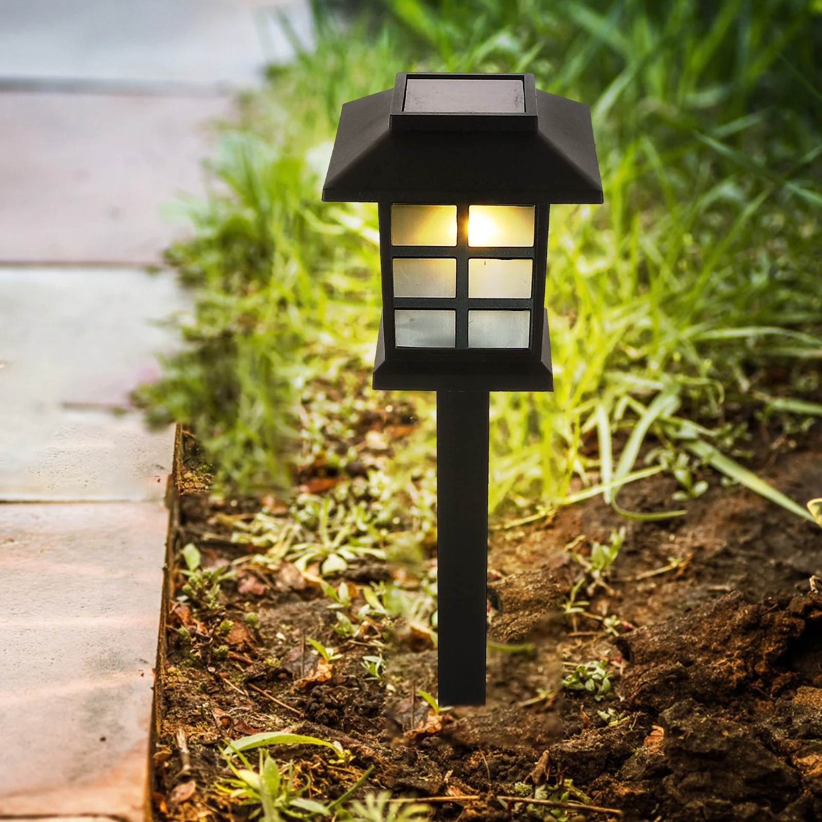 

2PCS Solar Light LED L Decoration Lamp Light L Decoration Durable Floor Lamp Outdoor