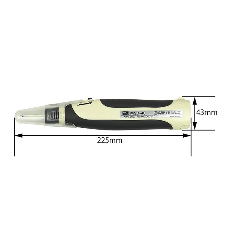 GOOT Cordless Battery Soldering Iron Portable Solder Pen with LED Light Fast Heat Welding Tool MSD-20 MSD-40
