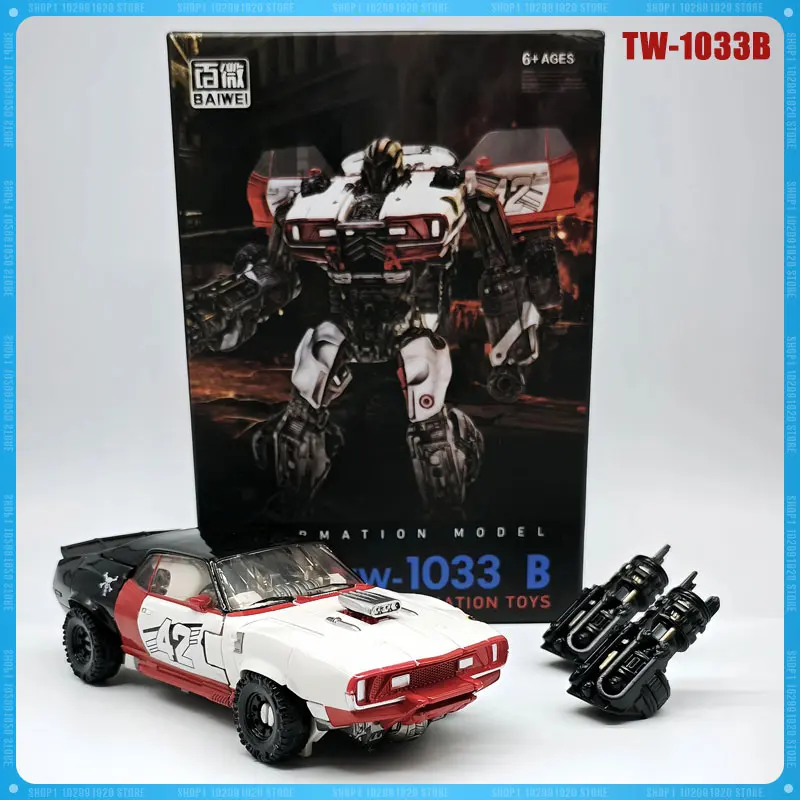 Trasformazione BAIWEI TW1033B TW-1033B Dropkick KO Versione bianca SS46 OVERSIZE Action Figure Model Collection Toy Gift