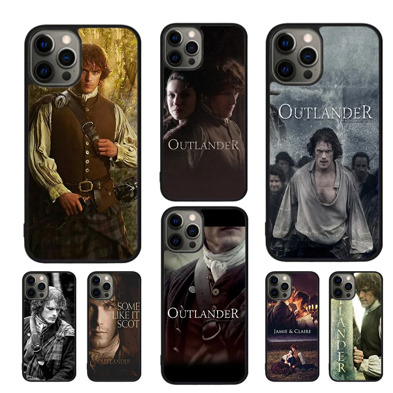 Outlander season TV Jamie Fraser Phone Case For iPhone 16 15 14 11 12 13 Pro  XR XS MAX Plus coque Cover Shell