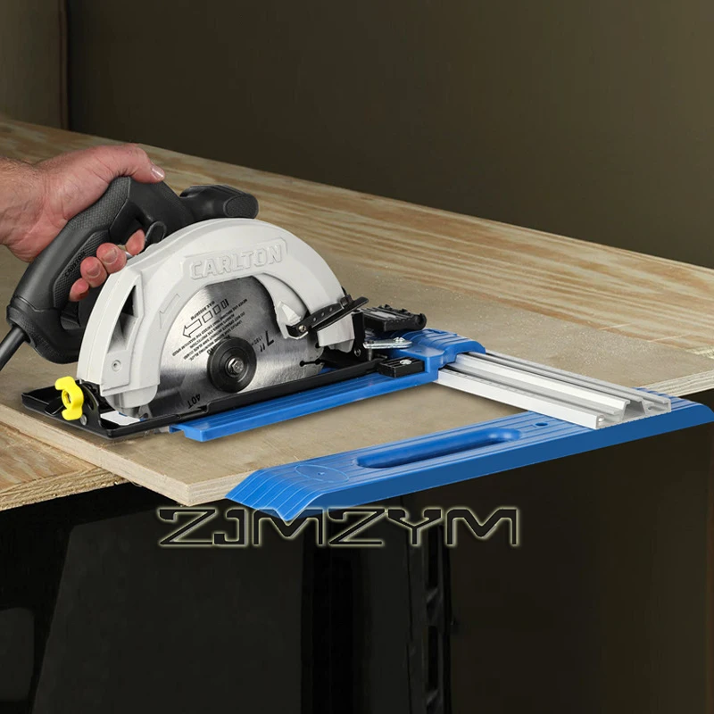 

Circular Saw Fence Guide Woodworking Cutting Guide Rail Aluminum Alloy Plastic Multifunctional Circular Saw Guide Track 0-65cm