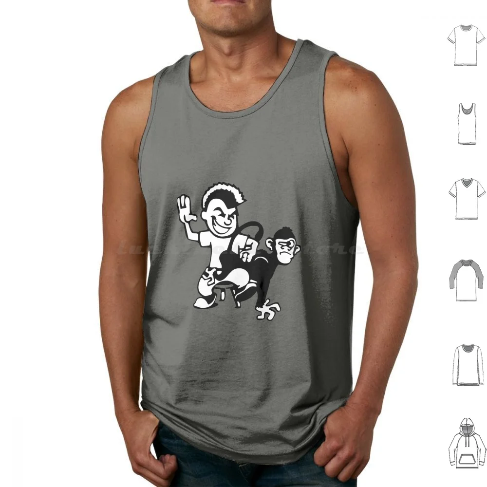 Spanking The Monkey Tank Tops Print Cotton Funny Monkey Spanking The Monkey Funny Spanking Teenager Joke Animal