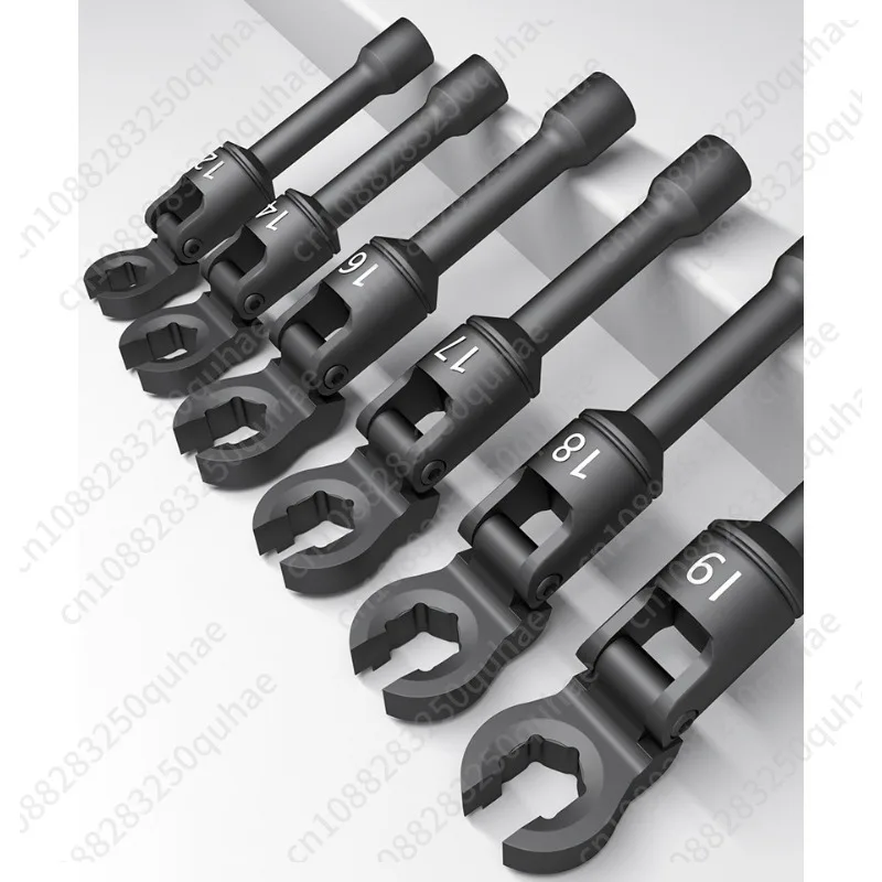 Universal head YouTube opening wrench, auto repair tool, brake hydraulic excavator gap wrench