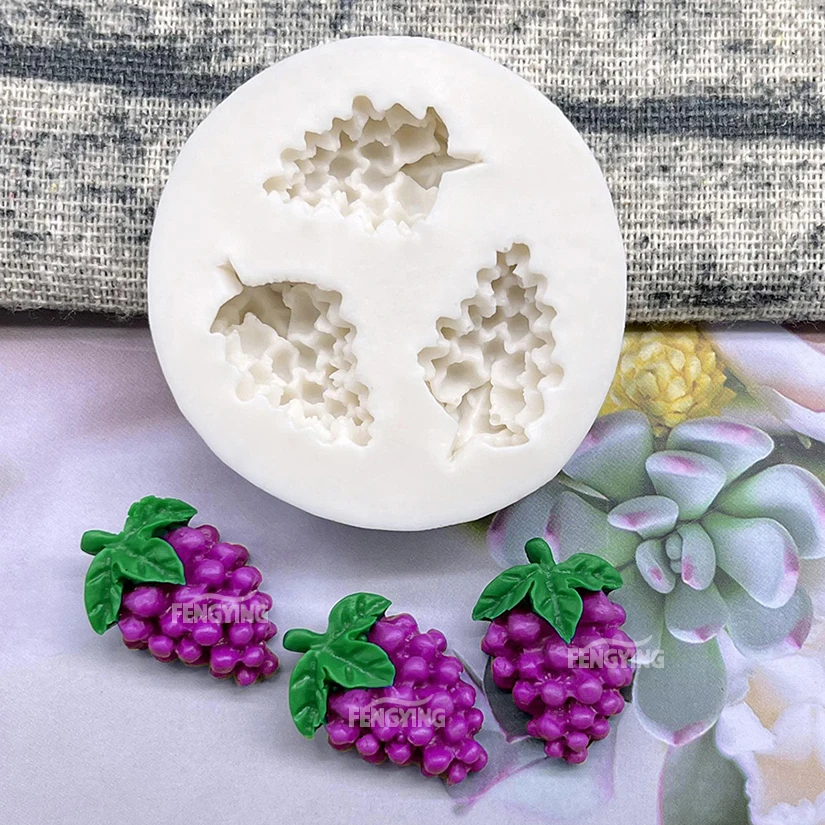 Grape Silicone Cake Baking Mold Sugarcraft Chocolate Cupcake Resin Tools Fondant Decorating Tools