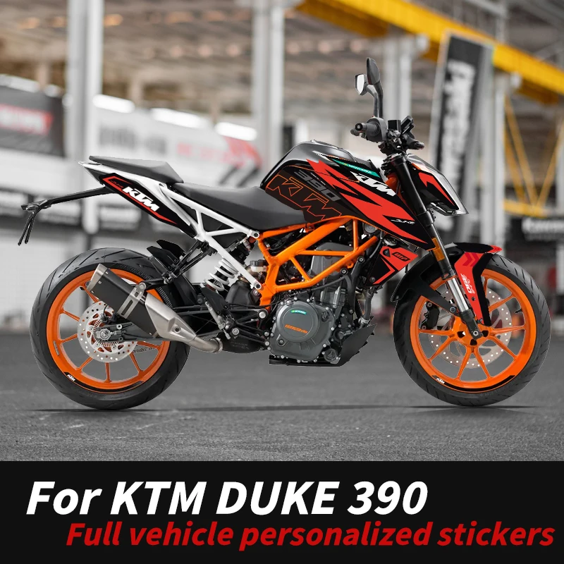 

Подходит для KTM DUKE 390/250, гоночный графический комплект премиум-класса, индивидуальные наклейки на тело, прочная клейкая защитная пленка, ремонтные наклейки