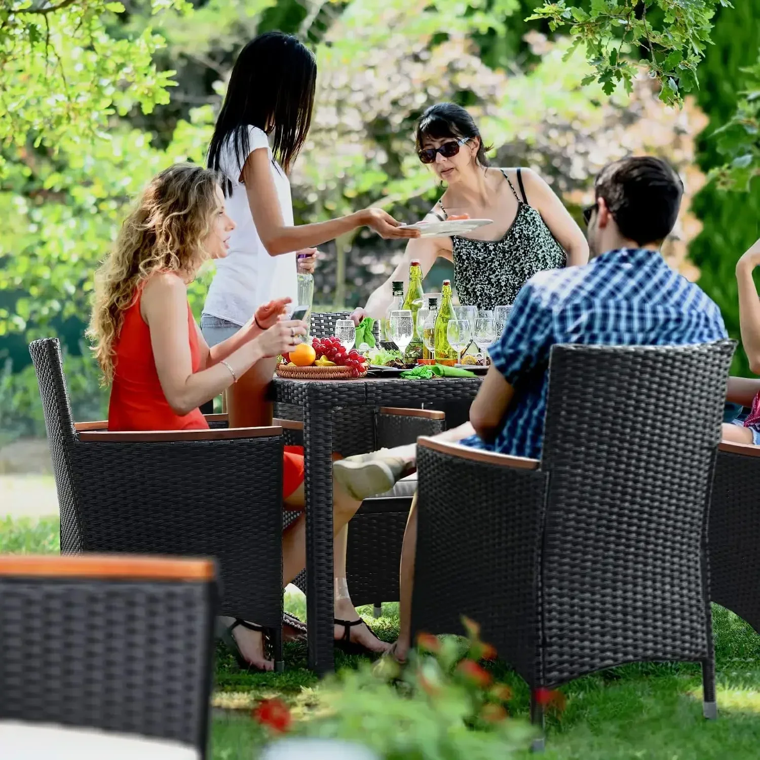 9-Piece Patio Dining Set 6