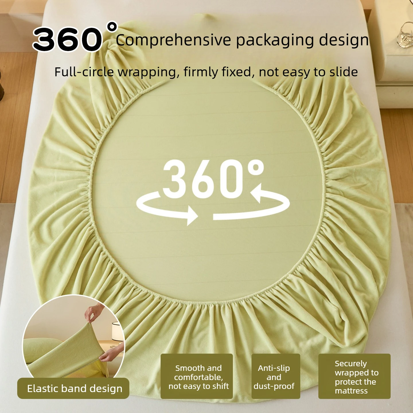 

Bed Sheets and Pillowcases Fitted Bed Sheet Flannel Sheets Bed Coverlet Winter Single Beds Set Lençol De Cama Casal King