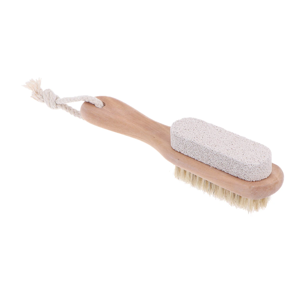 

1pc Foot Callus Double Side Bristle Pumice Foot Callus Brush Brush Pedicure Tool Dead Skin Remover Nail Care Scraper