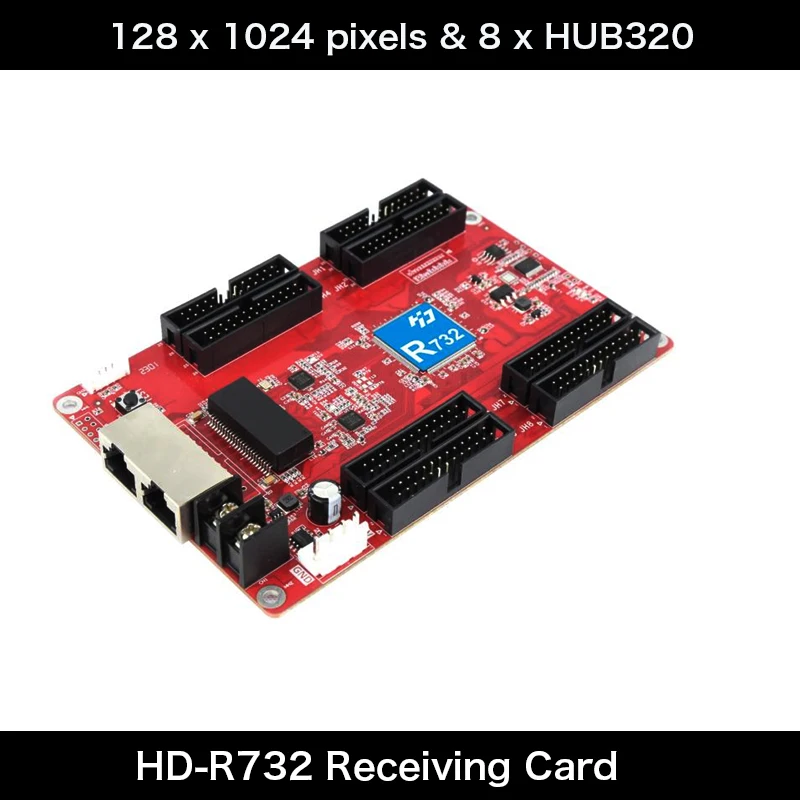 HD-R320T / HD-R732 receiving card .128x1024 pixels,with asynchronous controller, synchronous controlle 8 x HUB320