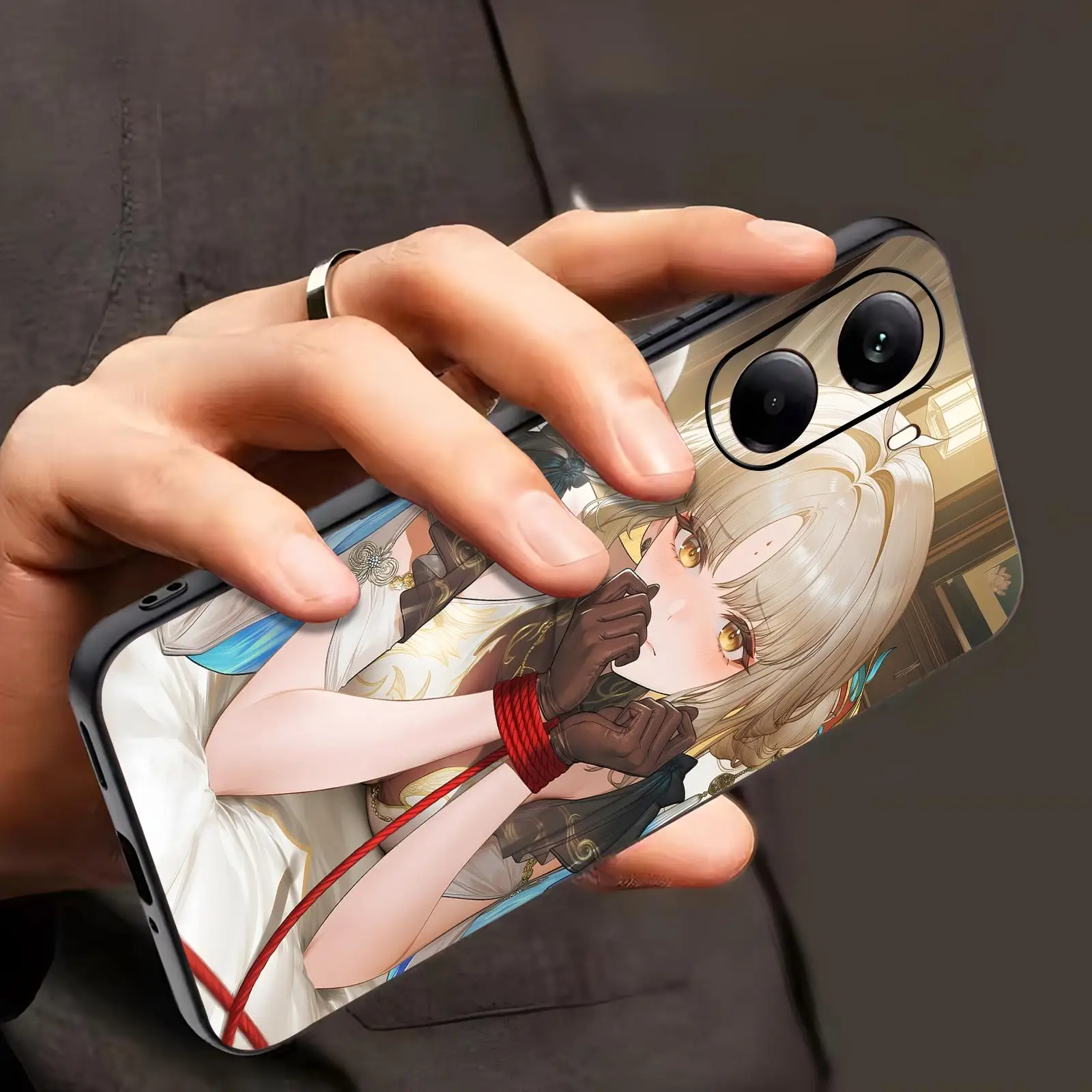 Wuthering Waves Suisui  Phone Case For Xiaomi POCO M7 M6 M5 X8 X7 X6 F8 F7 F6 Pro 5G Soft black Shockproof Cover