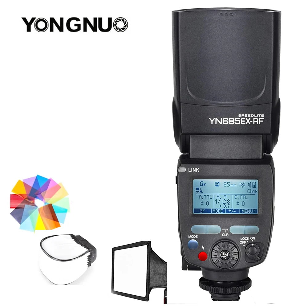 

YONGNUO YN685EX-RF TTL HSS Speedlite 2.4G GN60 560TX Pro YN32-TX Wireless Trigger Radio for Sony A7III IV F32M F60RM F60M Flash