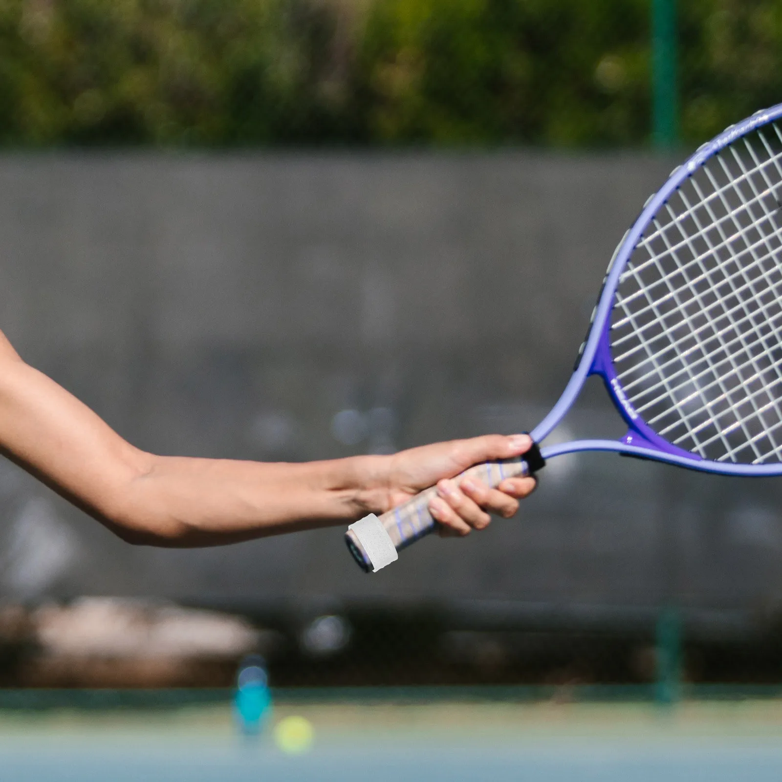 6 قطعة حلقات التنس Overgrip عدم الانزلاق سيليكون مضرب العصابات ل مضرب تنس الريشة قبضة المهنية قابلة لإعادة الاستخدام مضرب قبضة #1