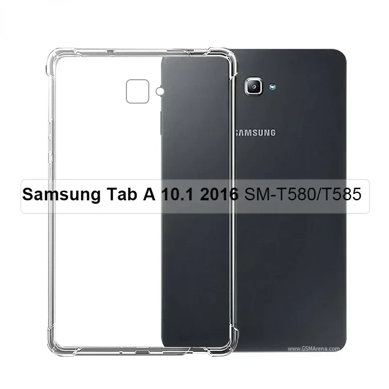 

Для Samsung Galaxy Tab A A6 10,1 2016 SM-T580 SM-T585 T587 Чехол Силиконовые сумки для планшетов Мягкая задняя крышка из ТПУ Защитный чехол