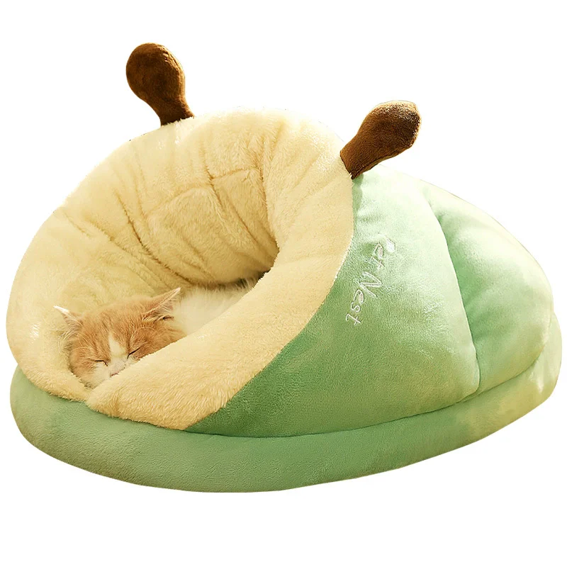 

Foldable Pet House Kennel Bed Mat Winter Warm Small Medium Dogs Cats Nest Cave Sofa Basket Puppy Bed Mat for Comfortable Sleep