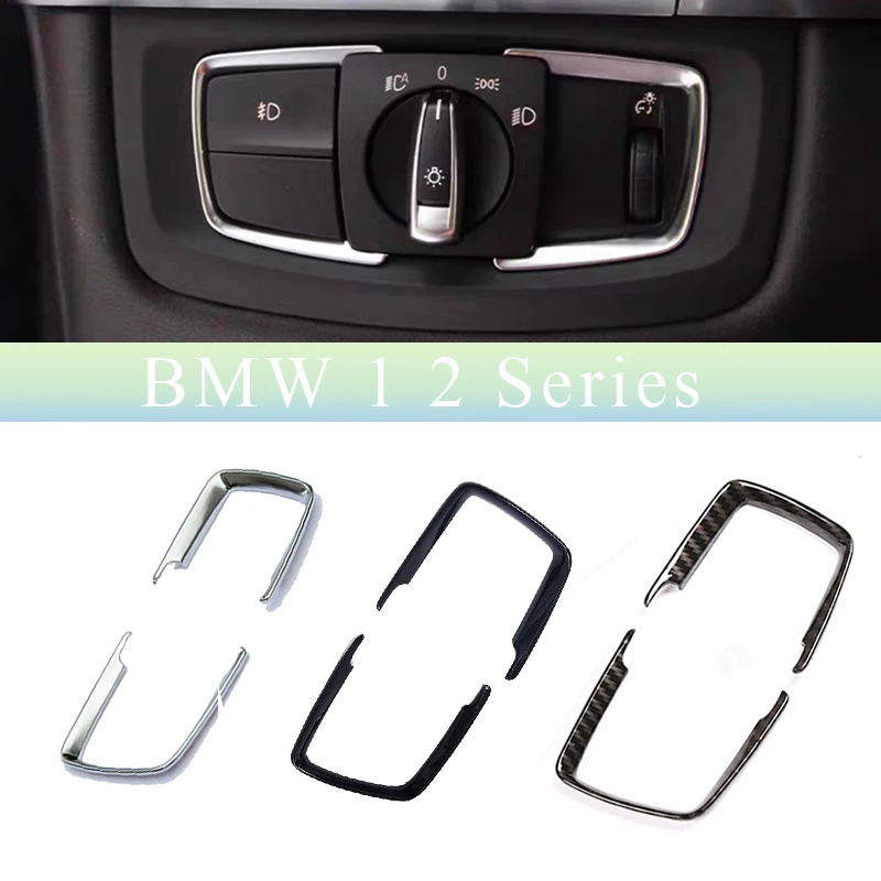 

For BMW 1 2Series Car Headlight Adjustment Switch Decorative Frame Trim Sticker