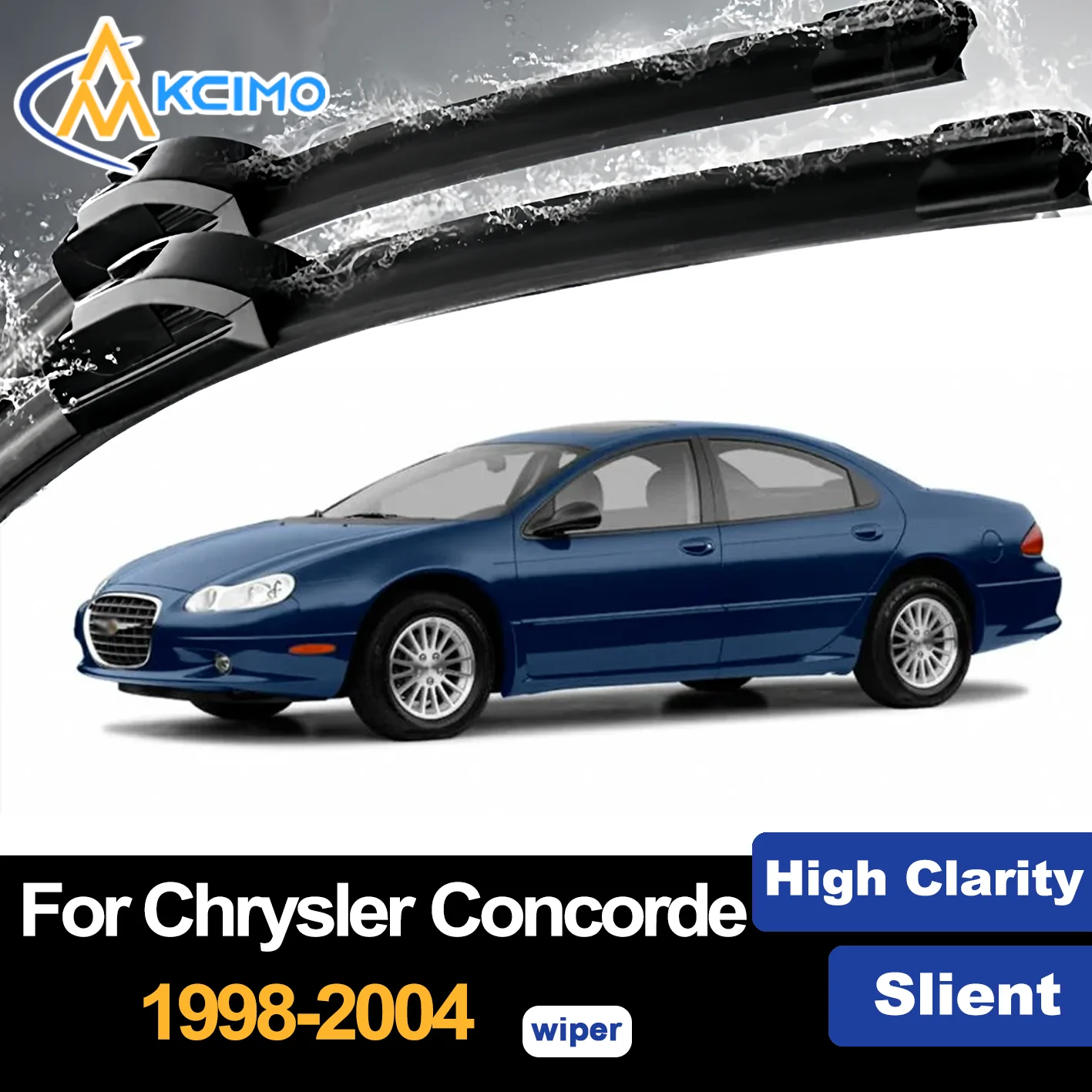 

Front Wiper Blades for Chrysler Concorde 1998–2004 1999 200 2001 Premium Car Windscreen Windshield Window Wiper Accessories