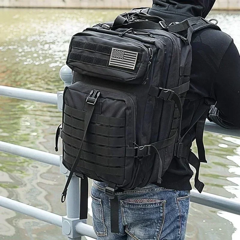 45L Herren Taktischer Rucksack Reisetasche Outdoor 3p Pack für Trekking Jagdtasche Campingausrüstung – Detail 22
