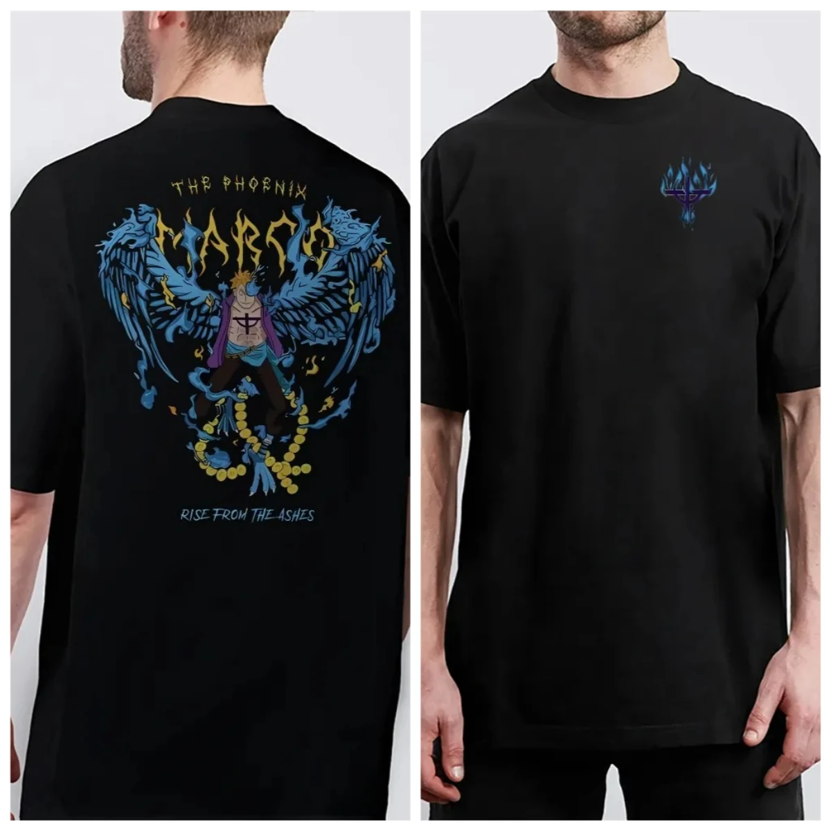 

‌ONE PIECE Marco Short-sleeved Men's Women's Same Style Comfortable Short-sleeved Couple's Clothing Casual Short-sleeved Popular