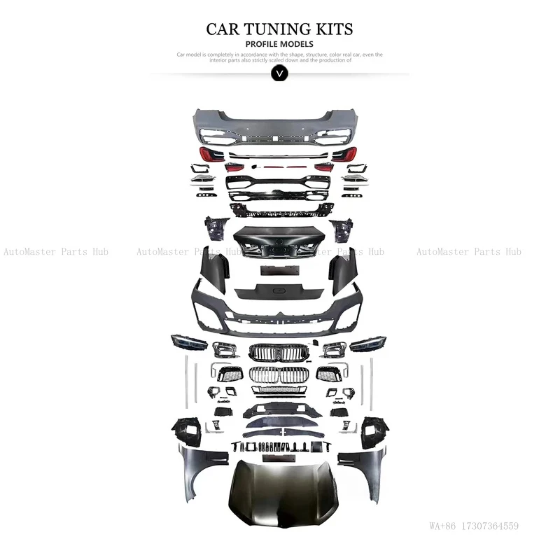 

Car Modification Upgrade Body Kit F02 Front and Rear Bumpers for 2009-2015 7 Series F02