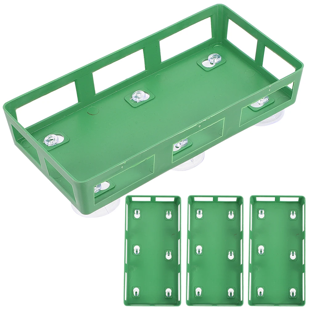 

4pcs Foam Cage Holder Wedding Car Decor Suction Cup Tray Arrangement Base Diy Supply Floral Foams Container Wedding