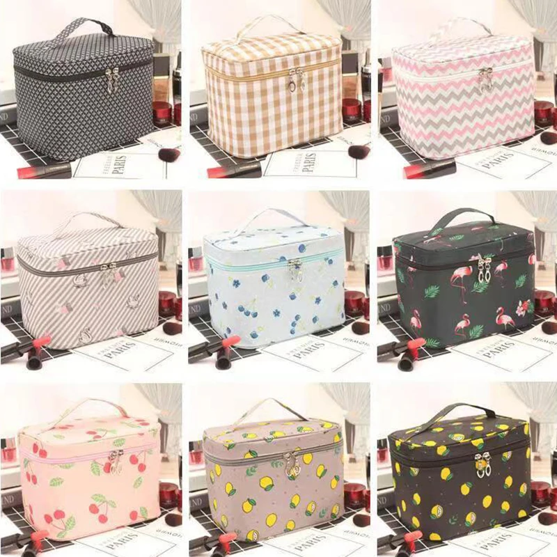 Dames Make-Up Tas Met Grote Capaciteit Toilettas, Organizer Beauty Pouch Meisjes Reizen Waterdichte Make-Up Case Handtas