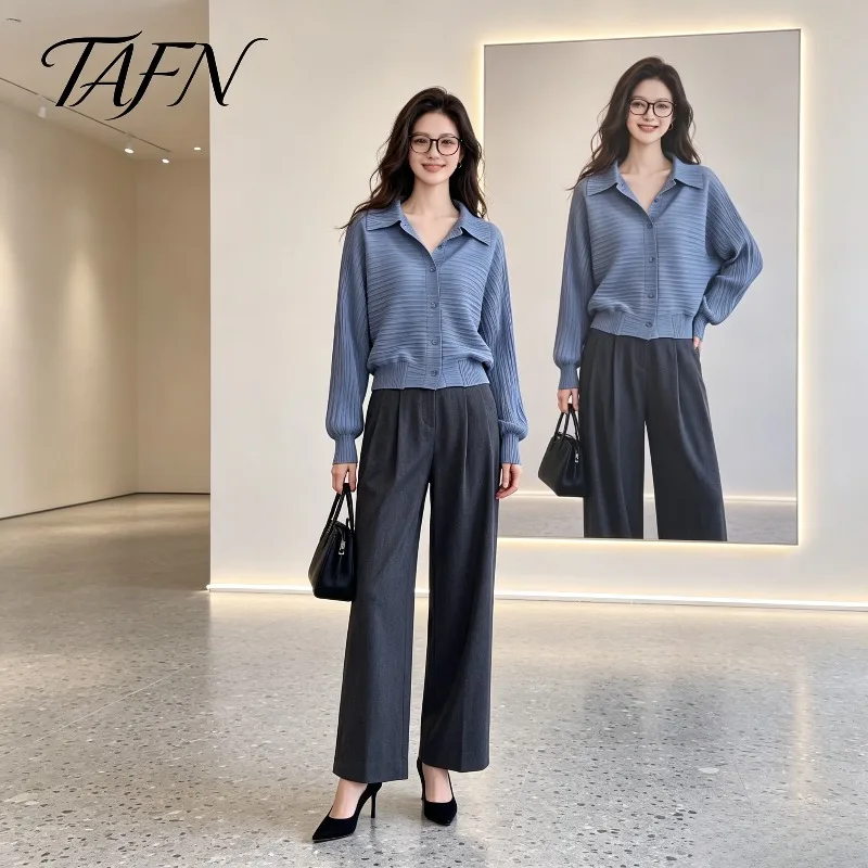 Miyake Pleated 2026 Autumn New Solid Color Lapel Cardigan Single Row Multi-Button Versatile Casual Long Sleeve Jacket for Women