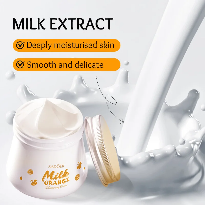 80g Milk Face Carem Whitening Anti Wrinkle Moisturizing Nourish Skin Cream Face Skin Care Korean Cosmetics Beauty Health