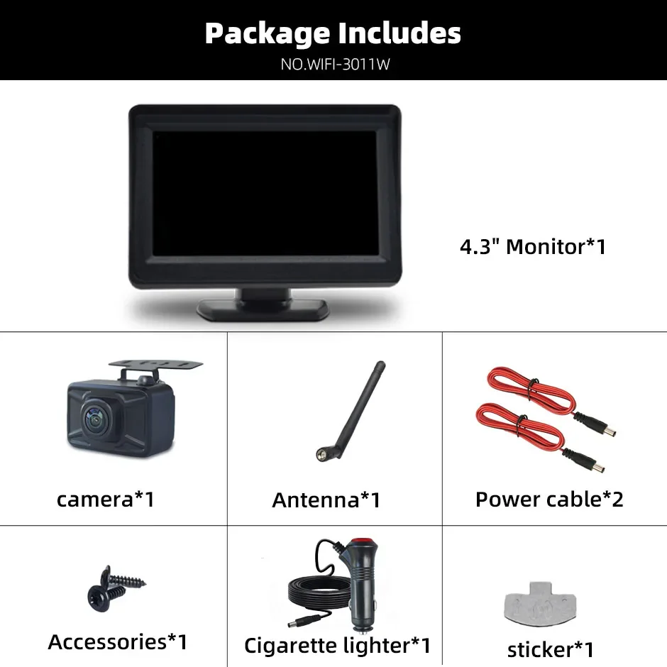 4.3in wireless kit