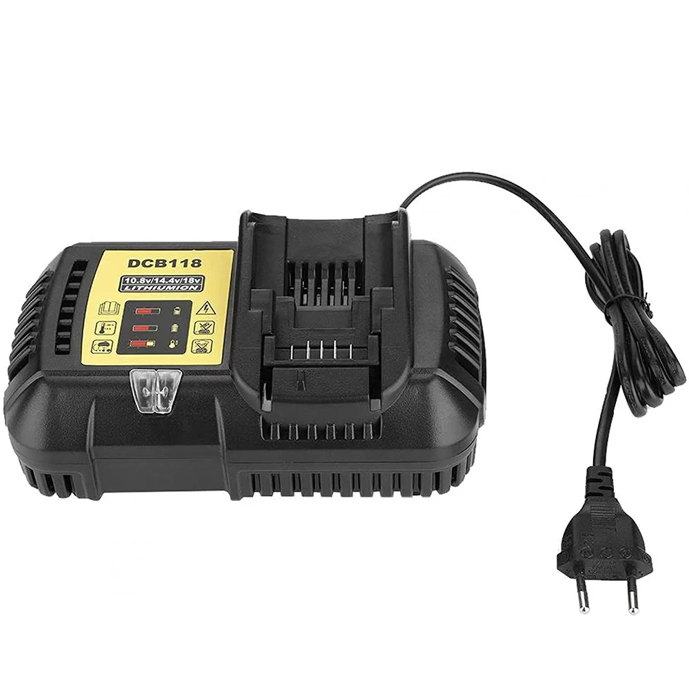 

DCB118 Battery Charger for Dewalt Battery 10.8V-20V DCB200 DCB101 DCB115 DCB107 DCB105 DCB140 &DCB112, EU Plug