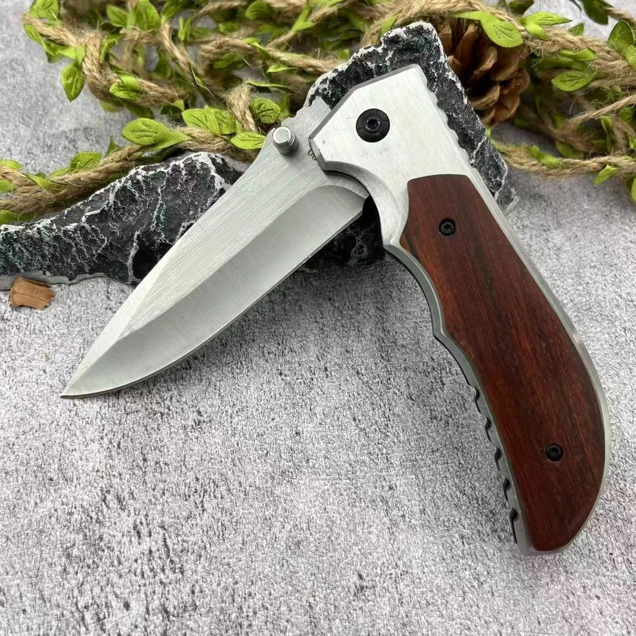 صلابة عالية في الهواء الطلق التخييم الصيد فائدة سكين للفرد البرية بقاء سكين صيد مغامرة الإنقاذ EDC أدوات القطع #6