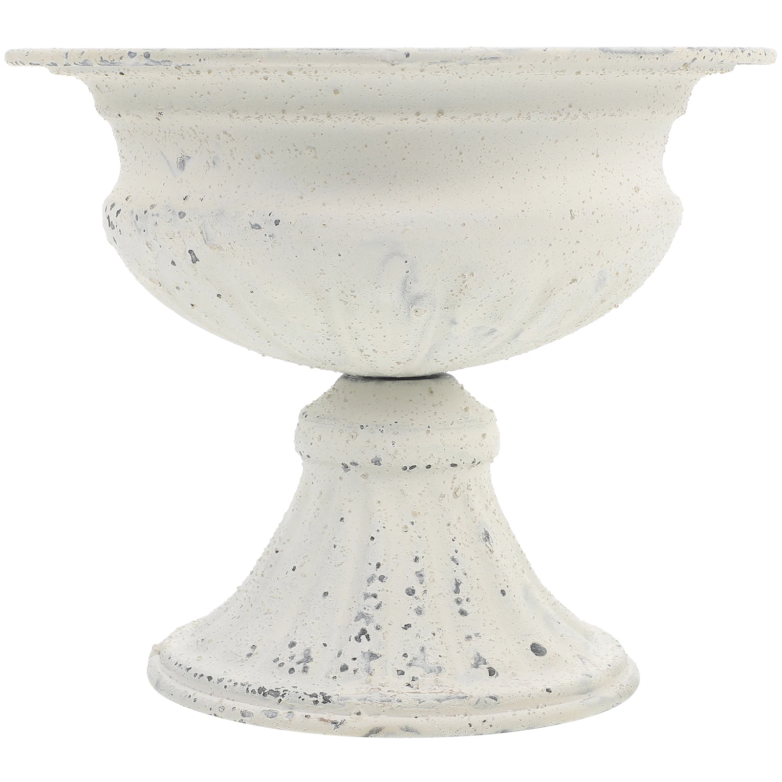 

Rustic Roman Flower Pots Vintage Pillar Planters for Wedding Decor European Iron Planter Balcony Home Vase