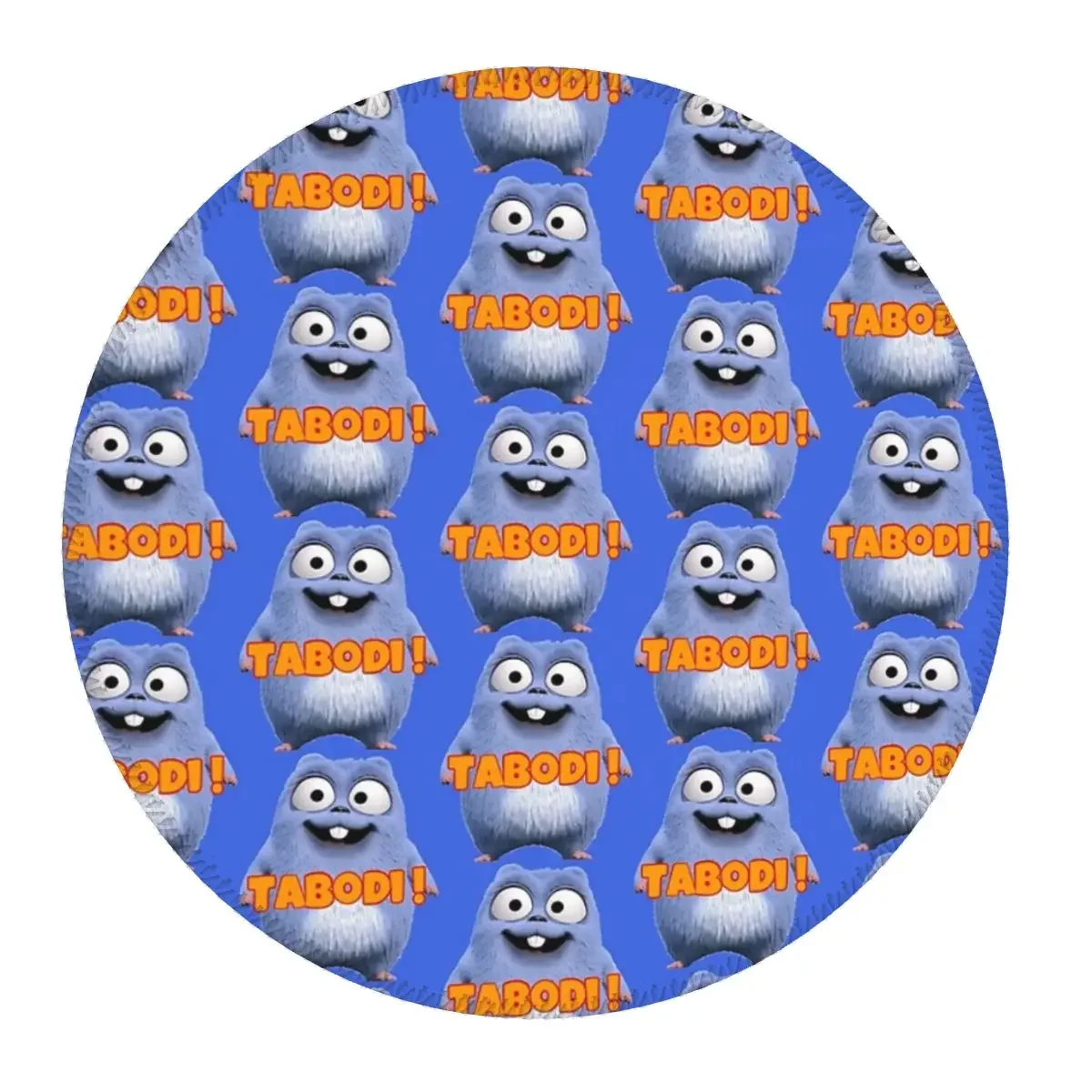 Grizzy And The Lemmings Round Mouse Pad Computer Keyboard Mouse Mat Gaming PC Desk Mat Office Table Mats