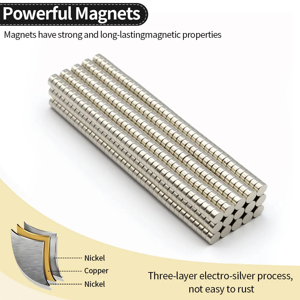 6x3 مللي متر سوبر قوي مغناطيس النيوديميوم N35 ندفيب المغناطيسي الدائم imanes جولة مغناطيس قوي مغناطيس الثلاجة #4