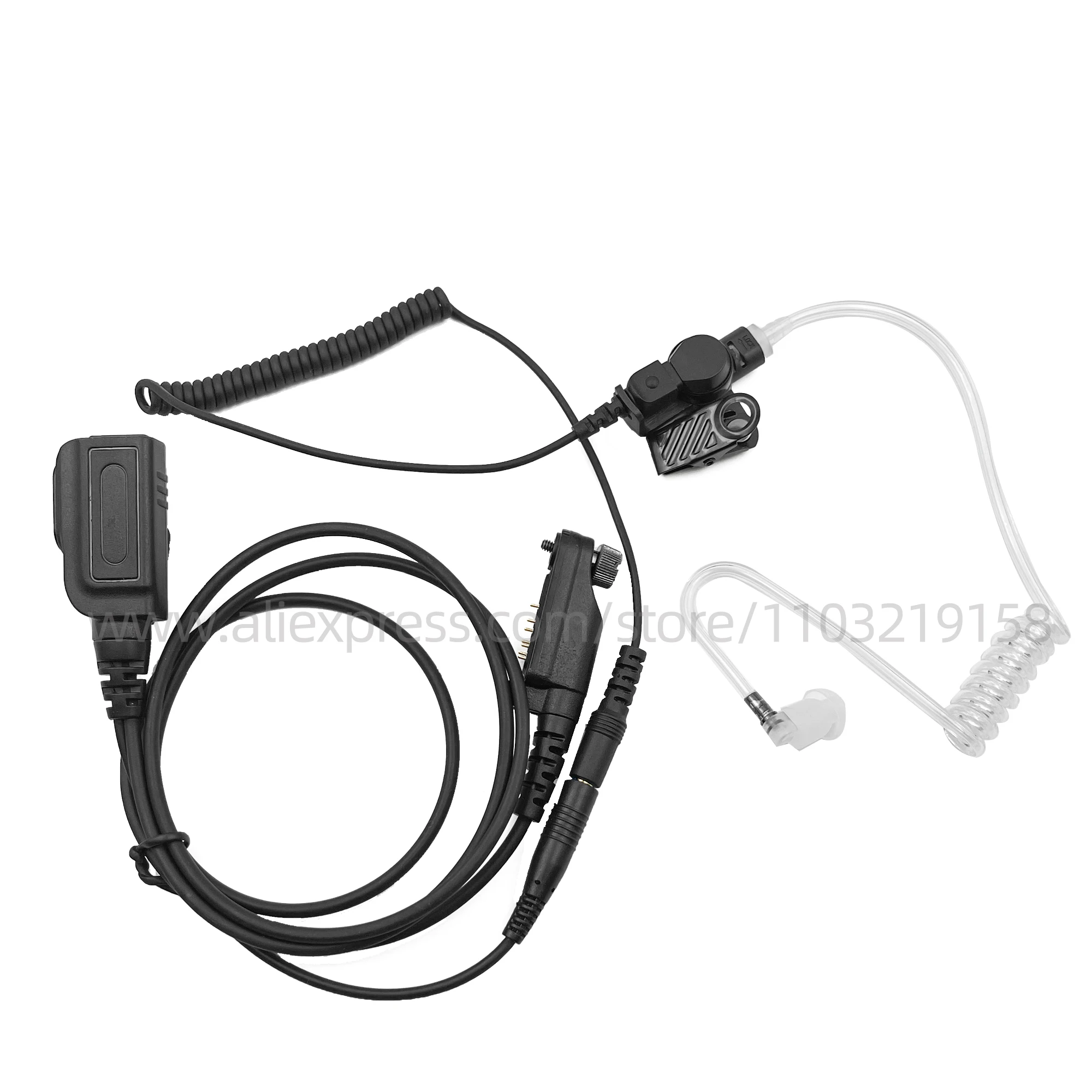 Casque d'écoute à tube acoustique pour HYT Hytera, radio talkie-walperforée, PD602, PD605, PD662, PD665, PD680, PD682, PD685, X1p, X1e