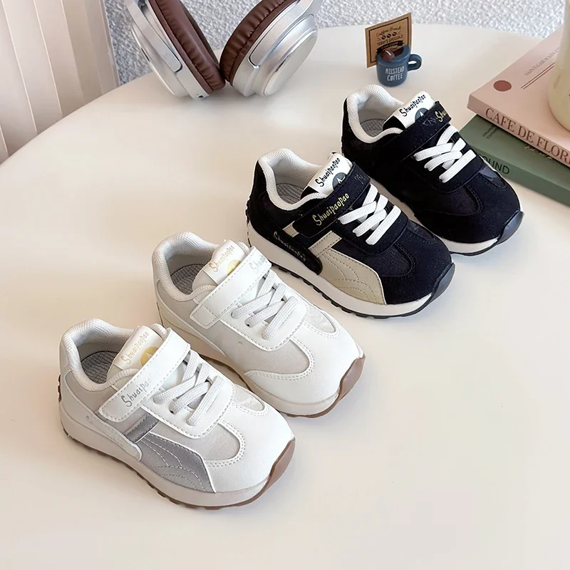 Boys Girls Breathable Outdoor Board Shoes 2025 Toddler Baby Kids Fashion Design Walking Shoes Sneakers Non-slip Casual Sneakers