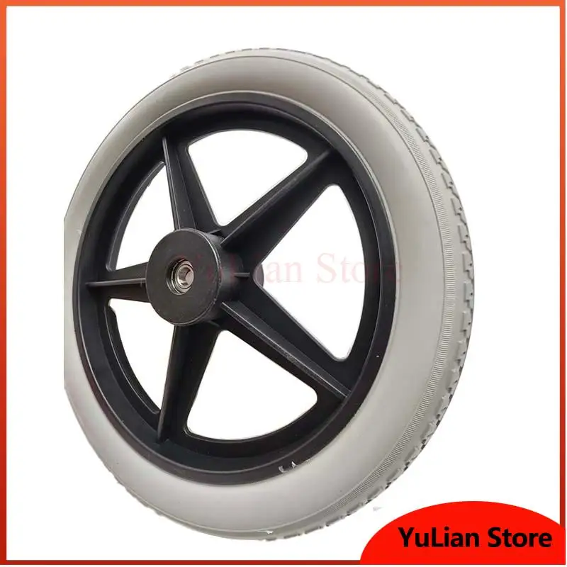 High quality 14x1.75 Solid Tire with Hub for 14 Inch Wheelchair Rear Medical Accessories