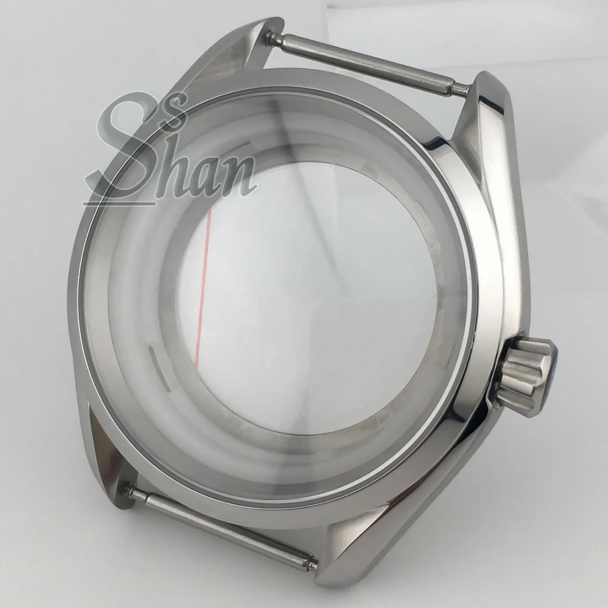 Boîtier pilote NH35 40mm, verre saphir NH34 NH35 NH36 ETA2824 PT5000, mouvement, bracelet en acier inoxydable, fermoir papillon