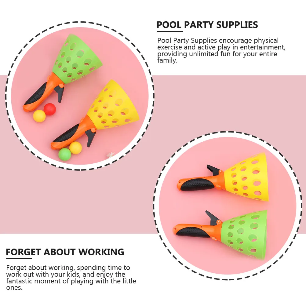 

Bounce Ball Set 2 Brackets 2 Balls Safe Plastic Kids Toss Toys Outdoor Family Fun Children Game Enhance Sports Ability