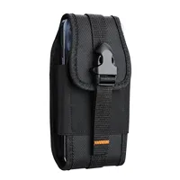 Men Mobile Phone Bag Universal Oxford Phone Holster Belt Case Simple Portable Waist Bags For iPhone 14 13 Samsung Huawei Xiaomi