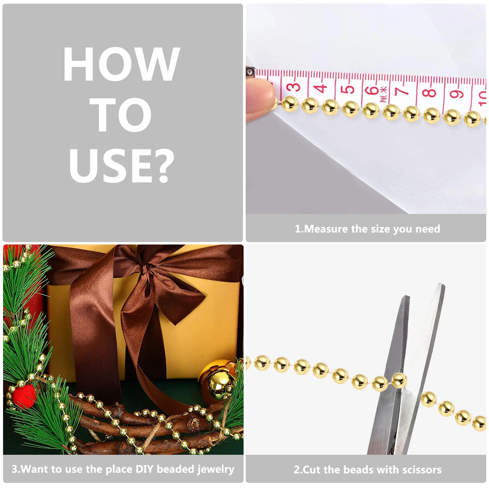 

1 Roll Pearl Beads Chain Crafts Faux Pearl Bead String For Wedding Decor Diy Party Supplies Beads Curtain Garland Resin Plastic