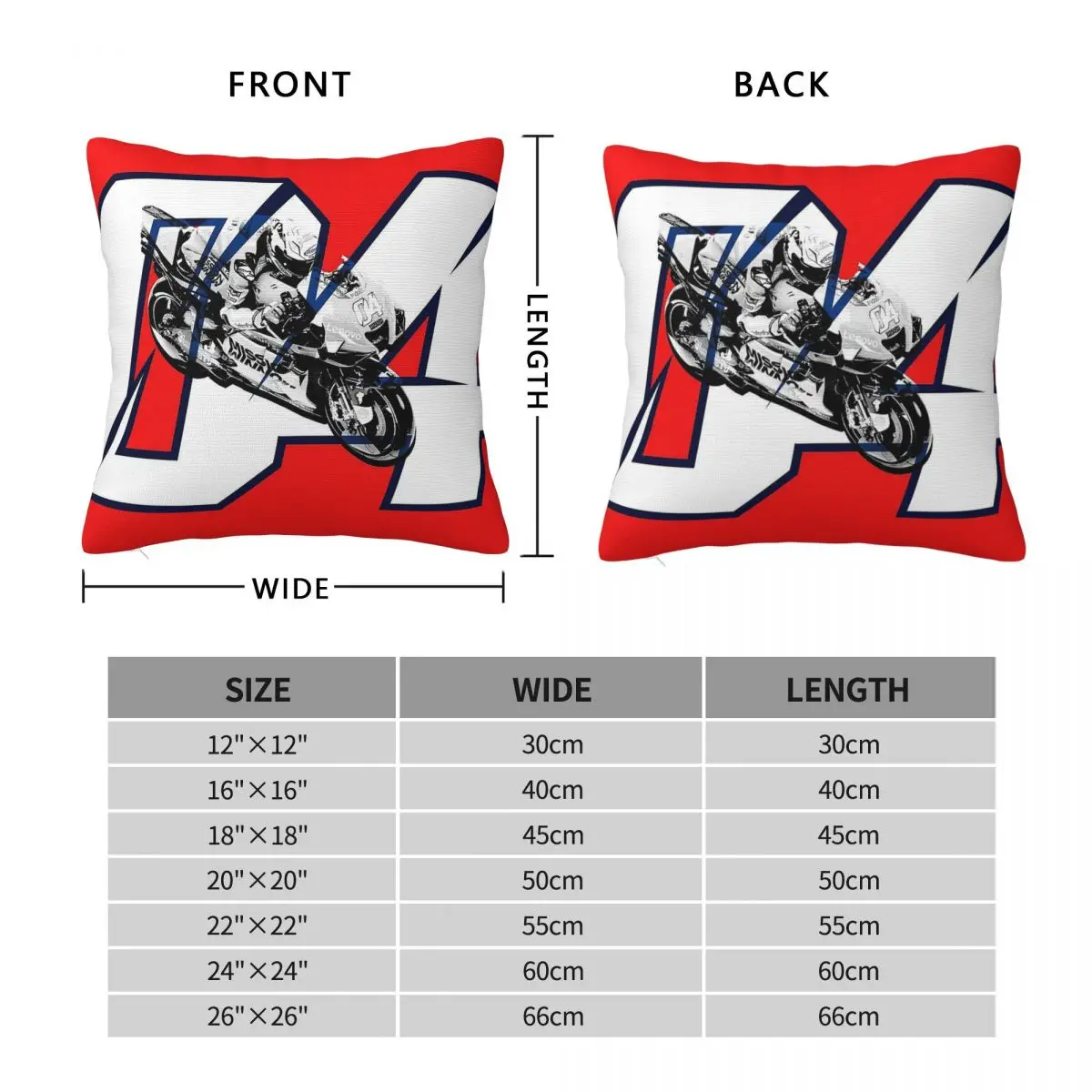 Andrea Dovizioso Racing Driver Pillowcase Polyester Linen Velvet Printed Zip Decorative Pillow Case Home Cushion Case