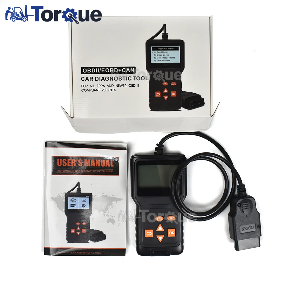 Diagnostic Tool OBD2 Scanner Y10 Universal Car Fault Code Reader with Reading and Clearing Error Codes Car Engine Check Scanner