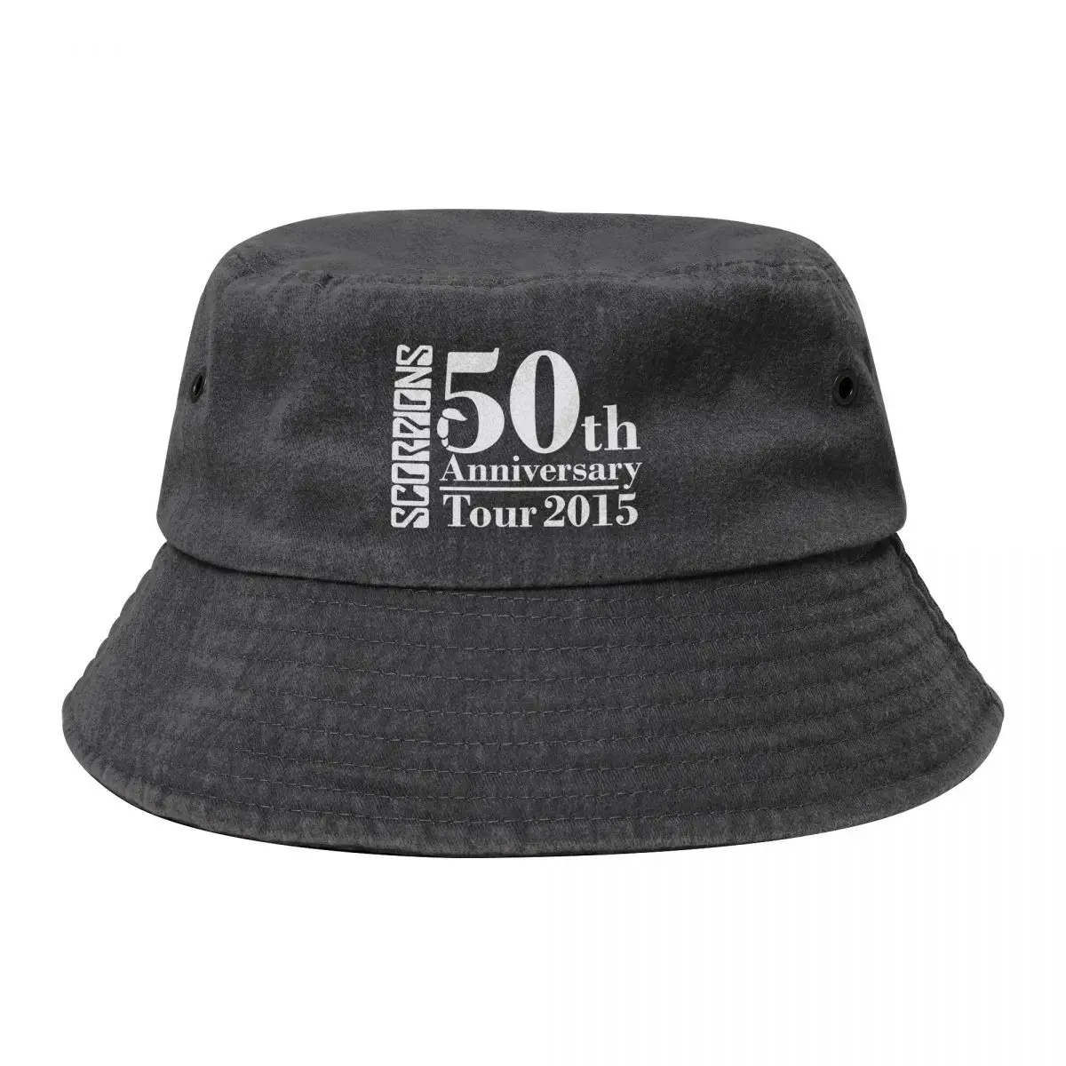 

Scorpions 50th Anniversary & Return To Forever Cowboy Denim Fisherman Hat With Printing